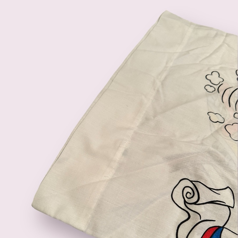 Vintage Disney Mickey Mouse Donald Duck Train Car Standard Pillowcases - Picture 8 of 11